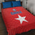 Chile Star Football Quilt Bed Set Vamos La Roja