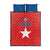 Chile Star Football Quilt Bed Set Vamos La Roja