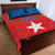 Chile Star Football Quilt Bed Set Vamos La Roja