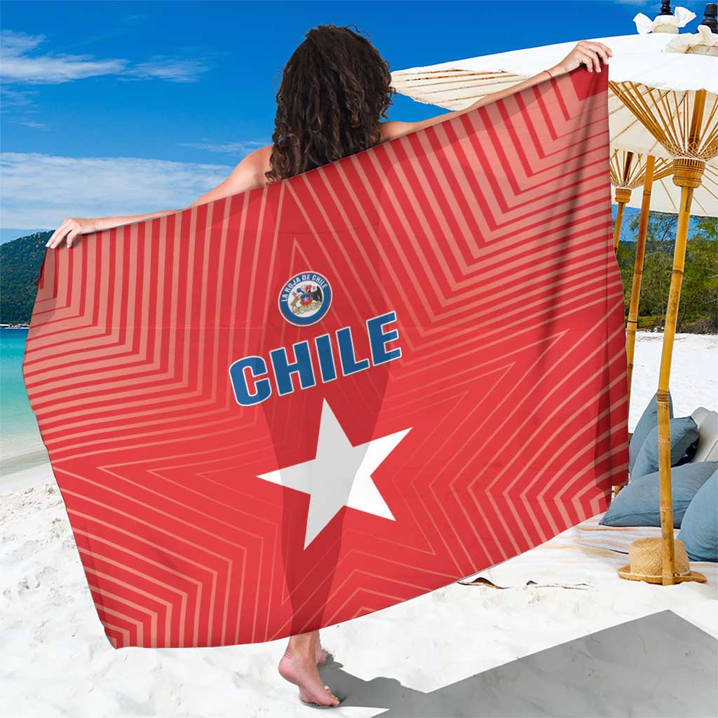 Chile Star Football Sarong Vamos La Roja