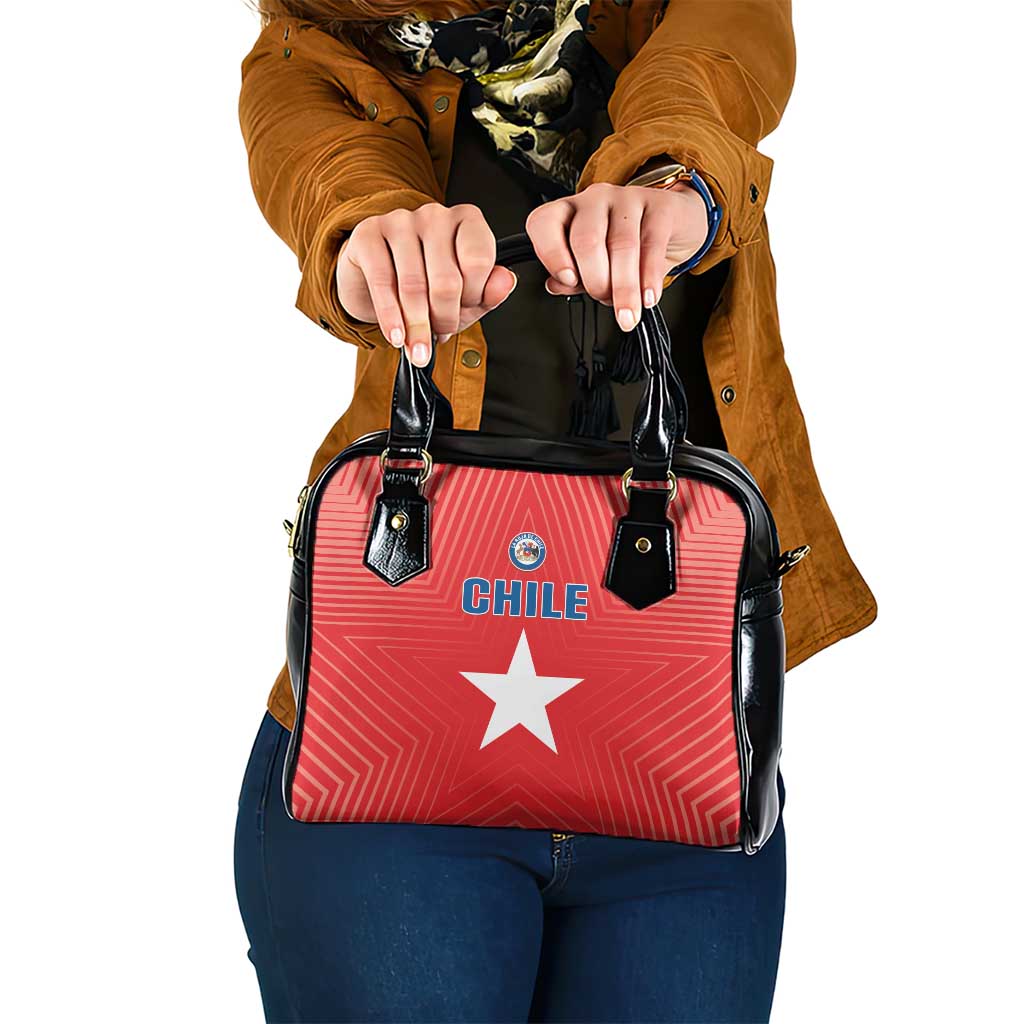 Chile Star Football Shoulder Handbag Vamos La Roja