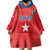 Custom Chile Star Football Wearable Blanket Hoodie Vamos La Roja