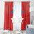 Chile Star Football Window Curtain Vamos La Roja