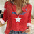 Custom Chile Star Football Women Casual Shirt Vamos La Roja