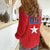 Custom Chile Star Football Women Casual Shirt Vamos La Roja