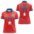 Custom Chile Star Football Women Polo Shirt Vamos La Roja