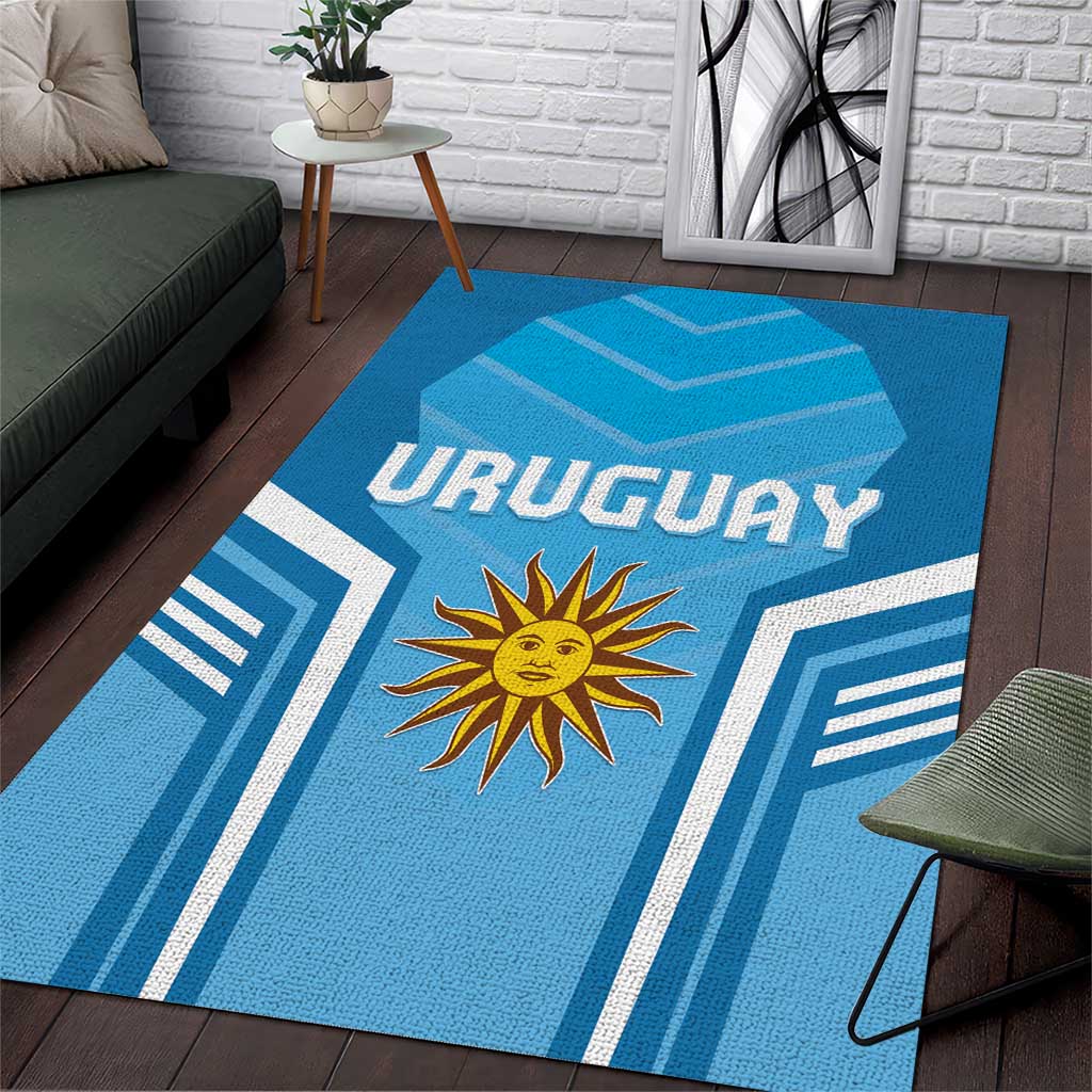 Uruguay Football Area Rug Unique Style