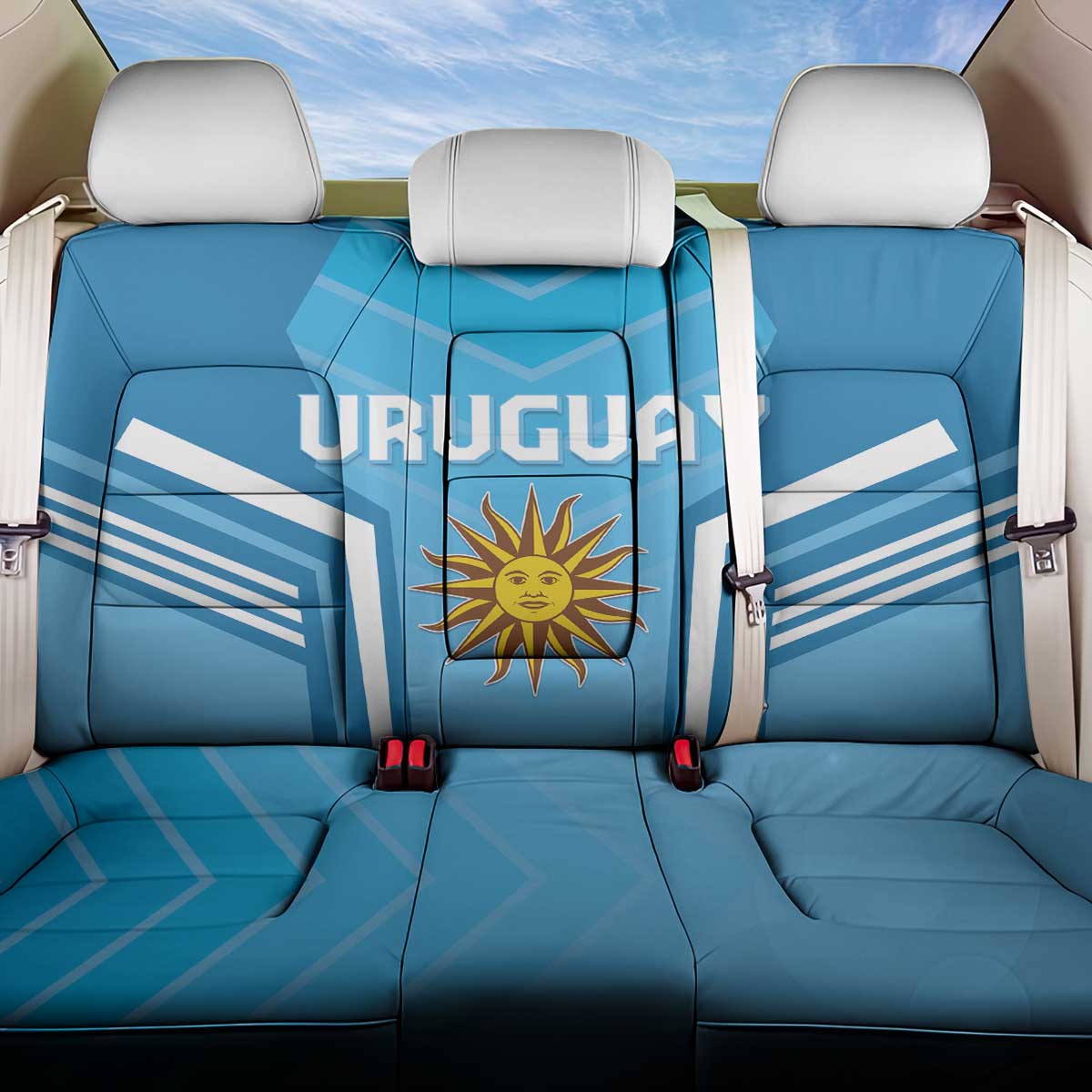 Uruguay Football Back Car Seat Cover Unique Style