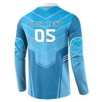 Custom Uruguay Football Button Sweatshirt Unique Style