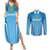 Custom Uruguay Football Couples Matching Summer Maxi Dress and Long Sleeve Button Shirt Unique Style