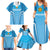 Custom Uruguay Football Family Matching Summer Maxi Dress and Hawaiian Shirt Unique Style