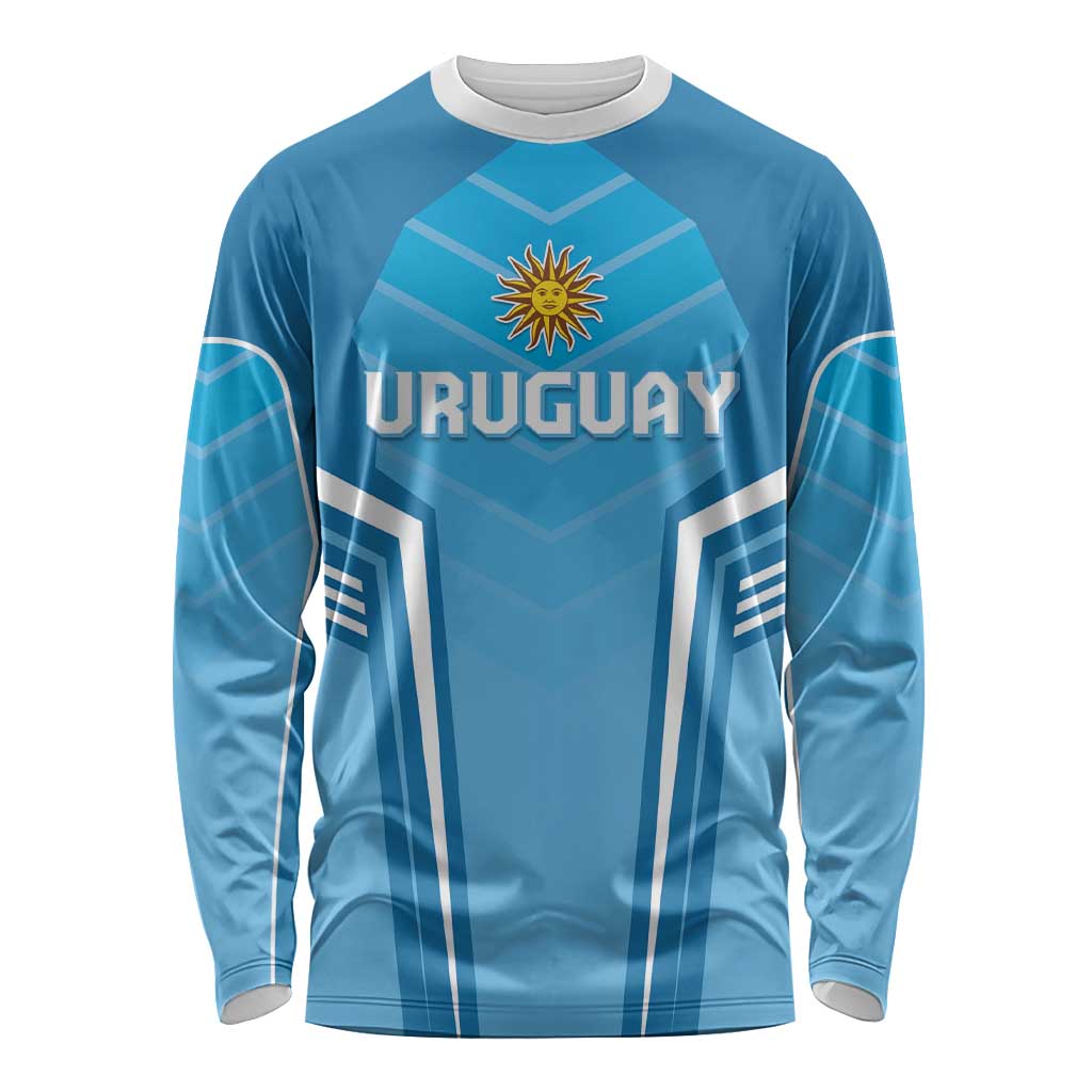 Custom Uruguay Football Long Sleeve Shirt Unique Style