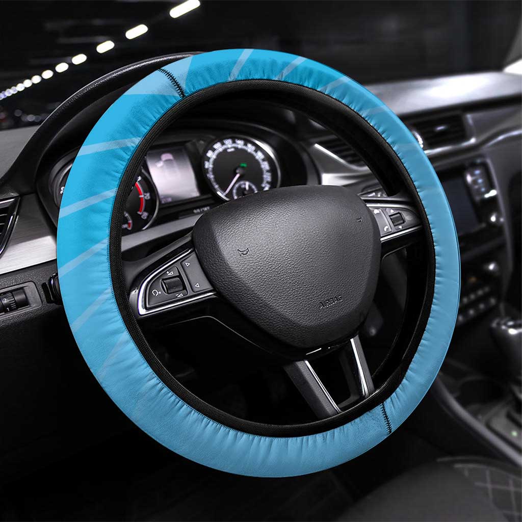 Uruguay Football Steering Wheel Cover Unique Style