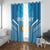 Uruguay Football Window Curtain Unique Style