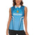 Custom Uruguay Football Women Sleeveless Polo Shirt Unique Style