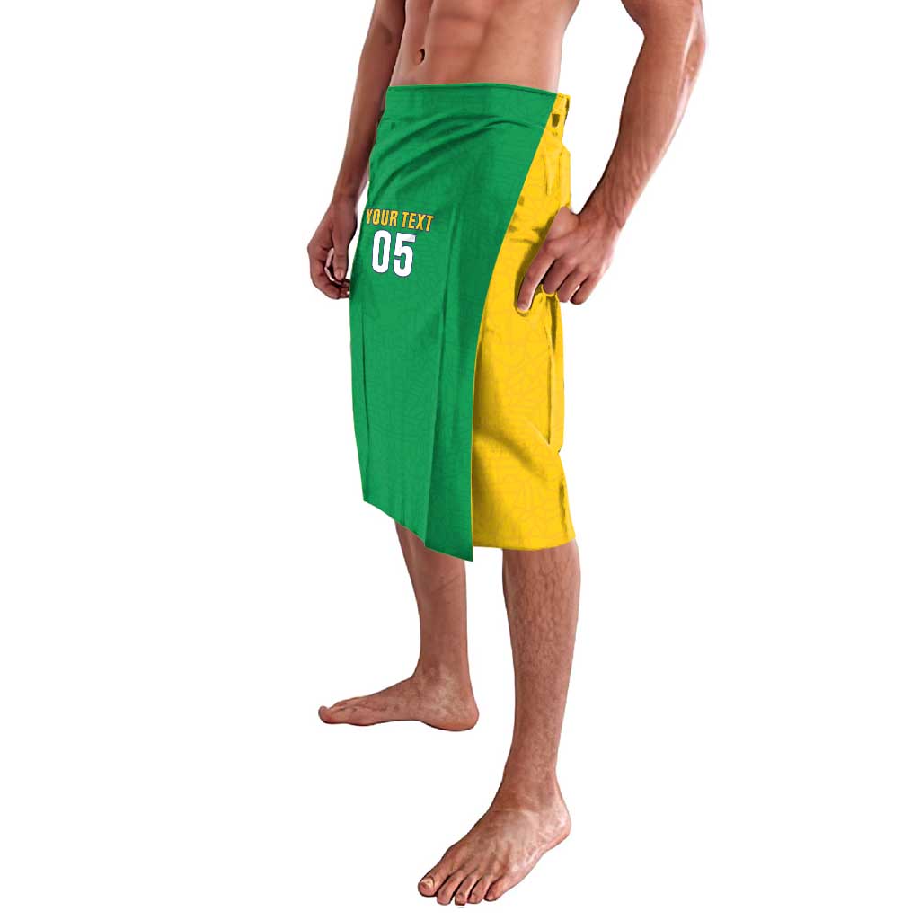 Custom Brazil Football Lavalava Flag Style