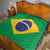 Brazil Football Quilt Flag Style