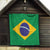 Brazil Football Quilt Flag Style