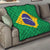 Brazil Football Quilt Flag Style