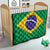 Brazil Football Quilt Flag Style