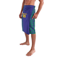 Custom Brazil Football Lavalava With Leopard Pattern