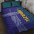 Brazil Football Quilt Bed Set With Leopard Pattern