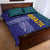 Brazil Football Quilt Bed Set With Leopard Pattern