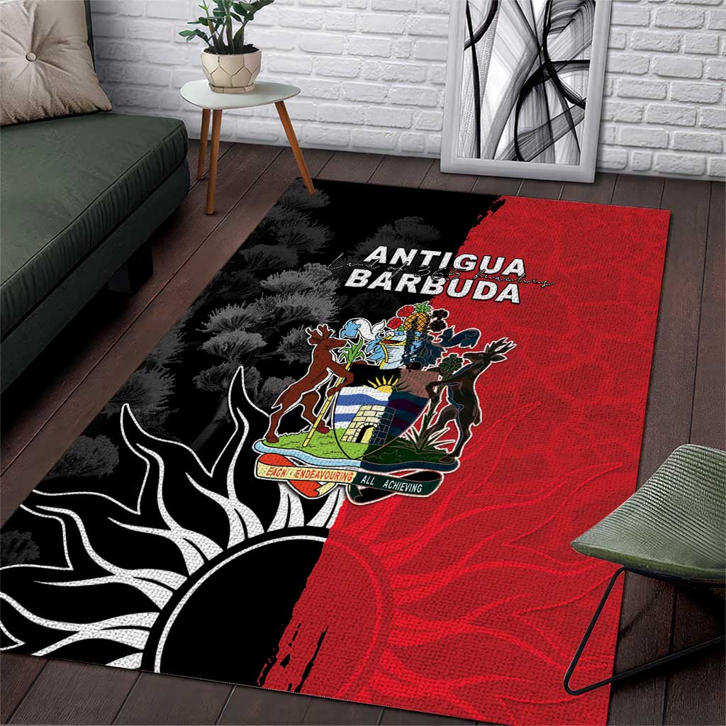 Antigua and Barbuda Area Rug Land Of 365 Beaches