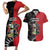 Personalized Antigua and Barbuda Couples Matching Short Sleeve Bodycon Dress and Hawaiian Shirt Land Of 365 Beaches