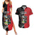 Personalized Antigua and Barbuda Couples Matching Summer Maxi Dress and Hawaiian Shirt Land Of 365 Beaches