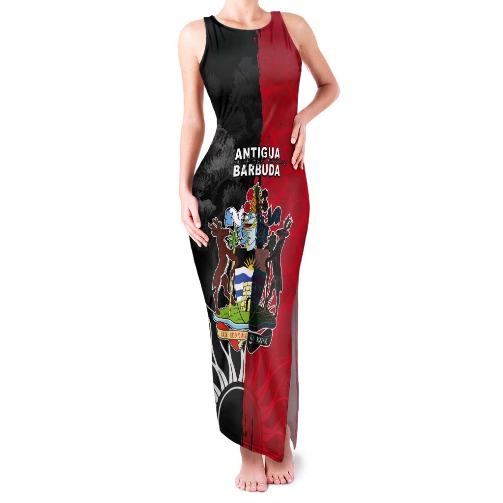 Personalized Antigua and Barbuda Tank Maxi Dress Land Of 365 Beaches