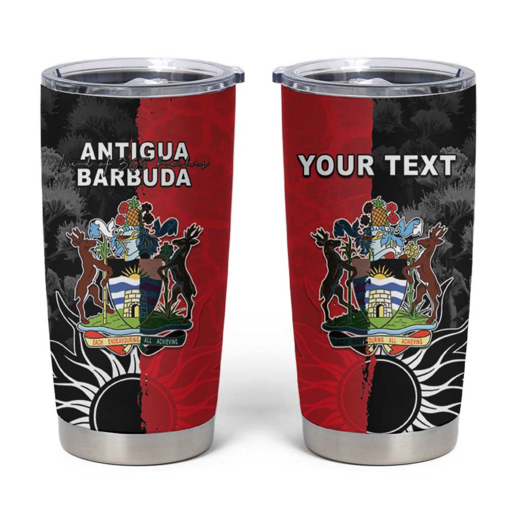 Personalized Antigua and Barbuda Tumbler Cup Land Of 365 Beaches