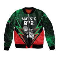 Personalized Martinique 972 Bomber Jacket Matnik Map