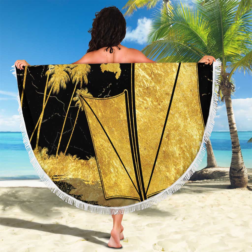 Mada Martinique Beach Blanket Martinique Yole Gold