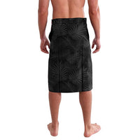 Personalized Martinique Lavalava Simple Style With Palm Leaf Pattern