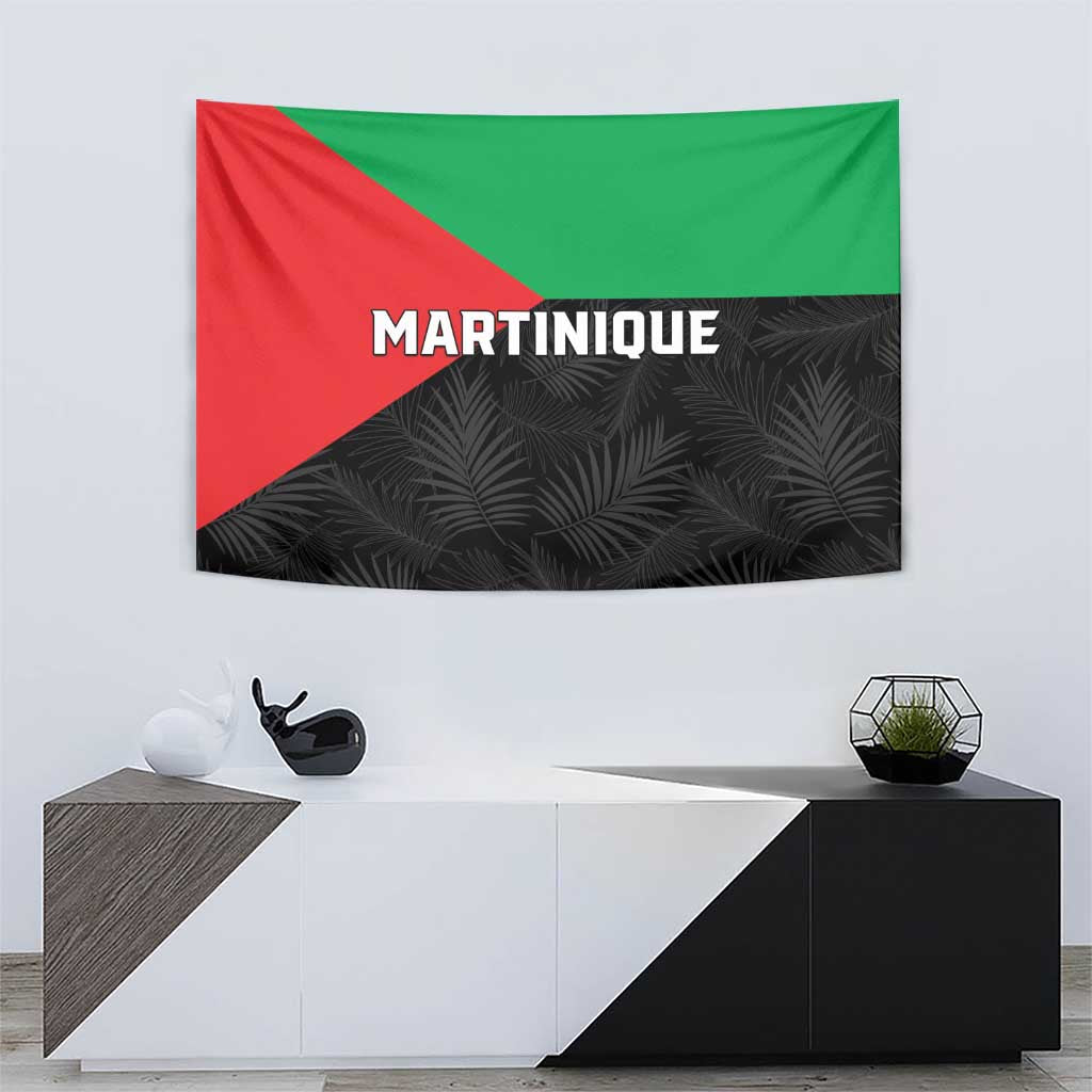 Martinique Tapestry Simple Style With Palm Leaf Pattern