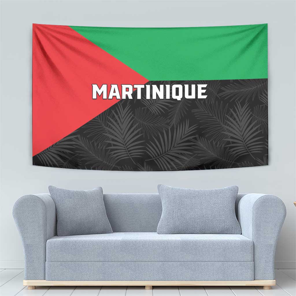 Martinique Tapestry Simple Style With Palm Leaf Pattern