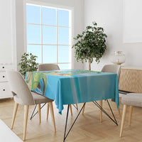 Bonjou Martinique Tablecloth Welcome To Heaven