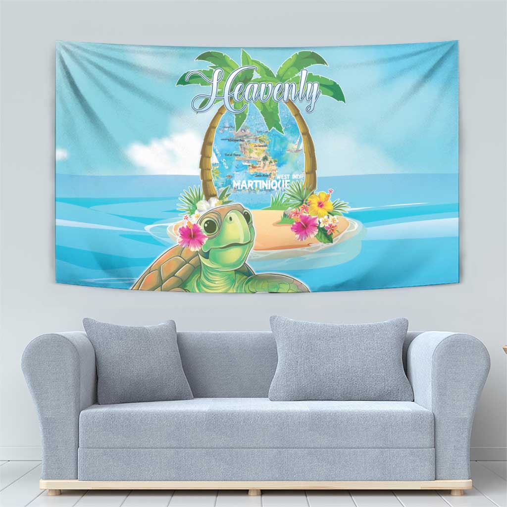 Bonjou Martinique Tapestry Welcome To Heaven
