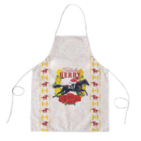 Kentucky Horse Racing Apron Rose Floral