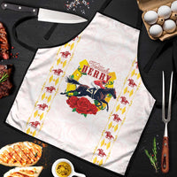 Kentucky Horse Racing Apron Rose Floral