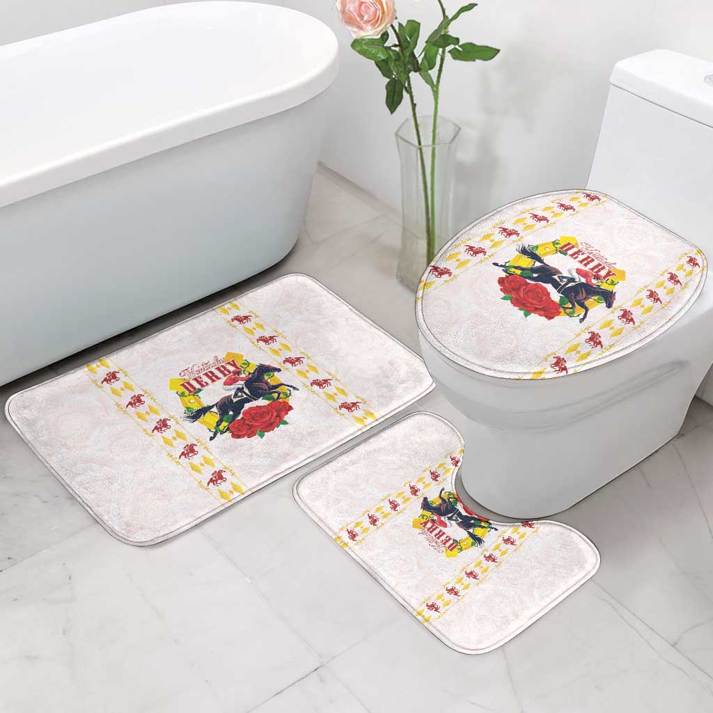 Kentucky Horse Racing Bathroom Set Rose Floral