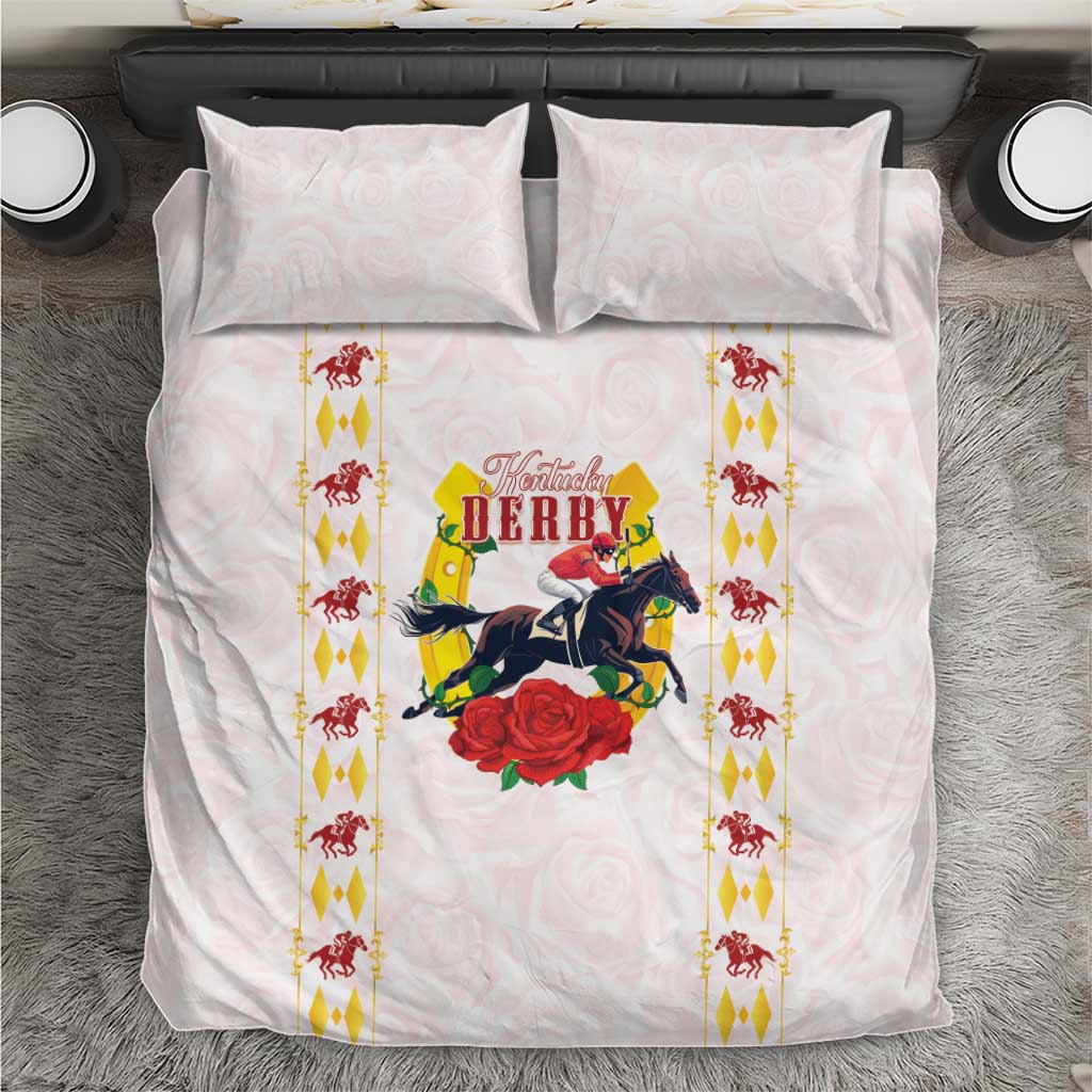 Kentucky Horse Racing Bedding Set Rose Floral