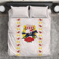 Kentucky Horse Racing Bedding Set Rose Floral