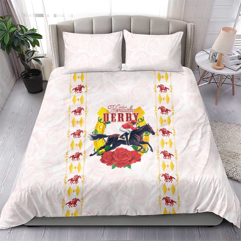 Kentucky Horse Racing Bedding Set Rose Floral