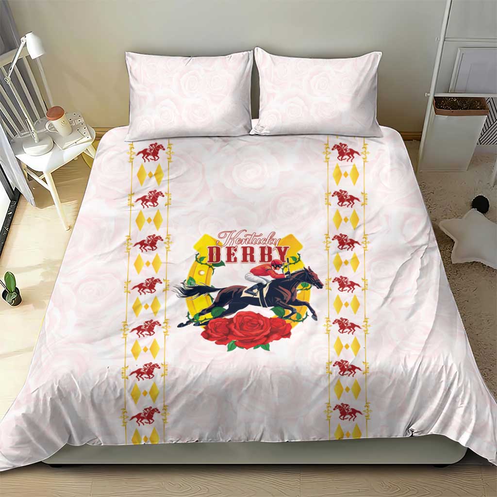 Kentucky Horse Racing Bedding Set Rose Floral