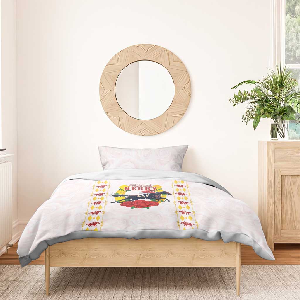 Kentucky Horse Racing Bedding Set Rose Floral