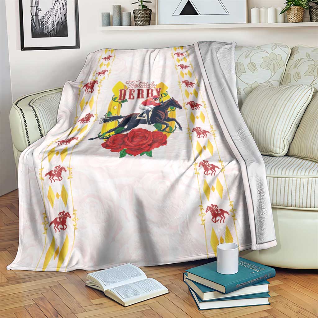 Kentucky Horse Racing Blanket Rose Floral