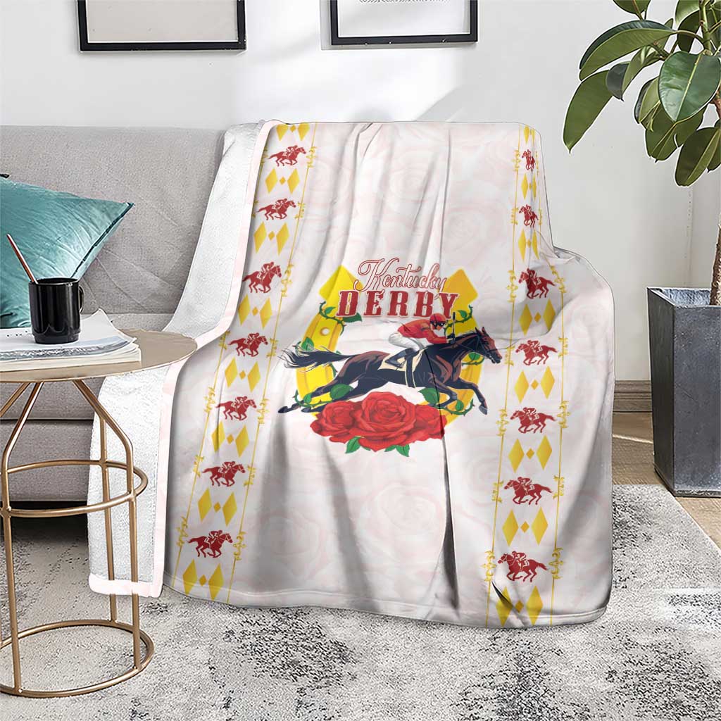 Kentucky Horse Racing Blanket Rose Floral