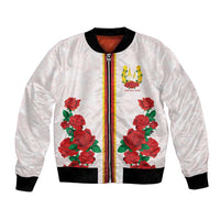 Kentucky Horse Racing Bomber Jacket Rose Floral